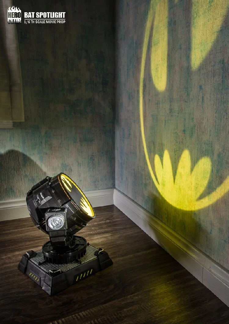Estartek 1/6th Scale Movie Prop Batman Bat Spotlight with LED 1:6 Figure Scenes Accessories for 12"Collectible Action Figure DIY
Estartek 1/6th Scale Movie Prop Batman Bat Spotlight with LED 1:6 Figure Scenes Accessories for 12"Collectible Action Figure DIY