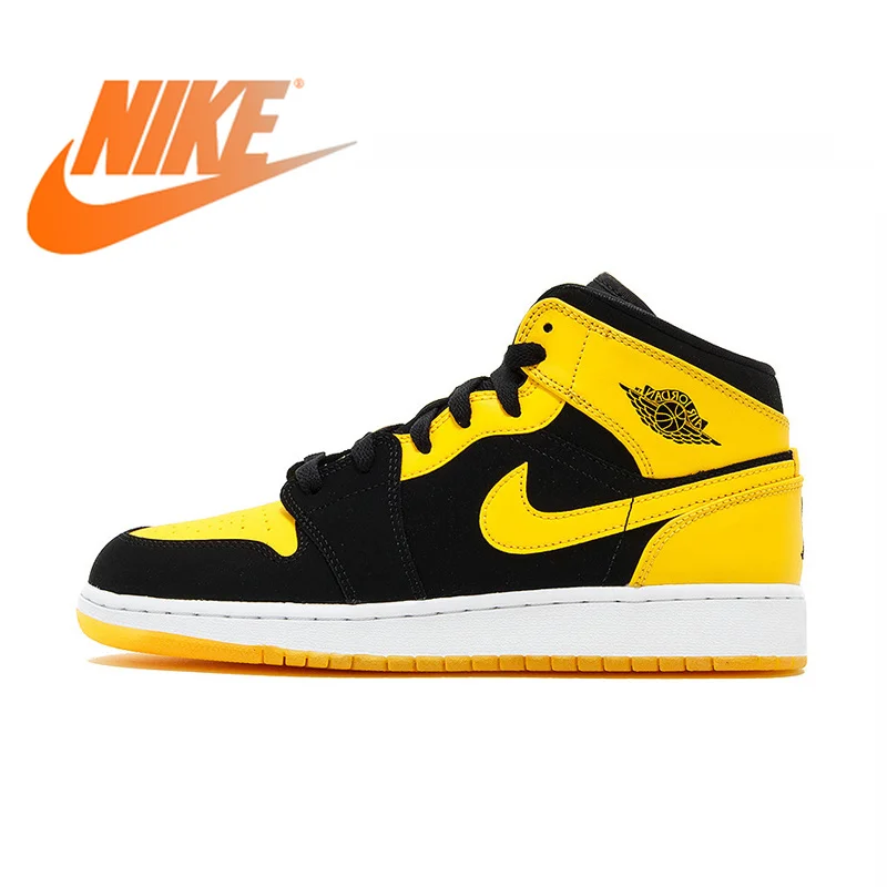 Nike Air Jordan 1 Mid AJ1 Original Authentic Black Yellow Joe Men's Basketball Shoes Sneakers Outdoor Non-slip Deisnger Sports
Nike Air Jordan 1 Mid AJ1 Original Authentic Black Yellow Joe Men's Basketball Shoes Sneakers Outdoor Non-slip Deisnger Sports