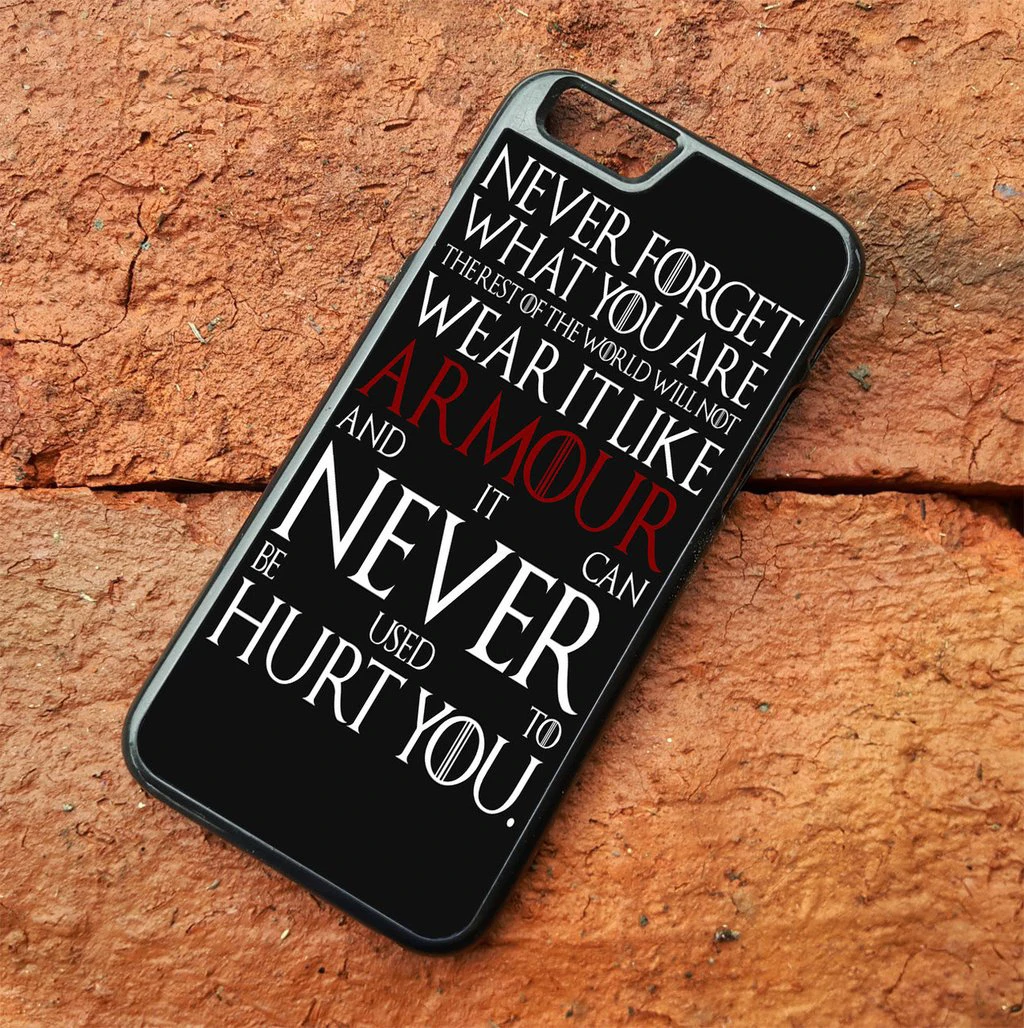 Game of Thrones Tyrion Lannister Cytaty moda telefon Skrzynki pokrywa dla iphone 4 4S 5 SE