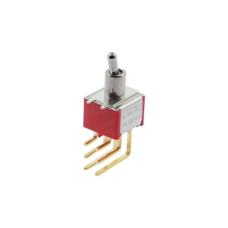 1pcs MTS-202-C4-NO curved foot rocker toggle switch rocker switch 6 feet 2 file gold-plated
1pcs MTS-202-C4-NO curved foot rocker toggle switch rocker switch 6 feet 2 file gold-plated