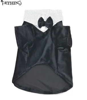 Soft Small Dog Pet Clothes Corduroy Puppy Coat Summer Dog Shirt + Wedding Tie Black Color Fit Small Dog Vest
Soft Small Dog Pet Clothes Corduroy Puppy Coat Summer Dog Shirt + Wedding Tie Black Color Fit Small Dog Vest