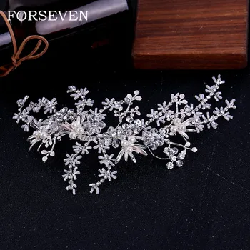 Pearl Rhinestone Bridal Tiaras Headband Wedding Head Ornaments Handcrafted Jewelry Bride Headdress Women Hair Accessories
Pearl Rhinestone Bridal Tiaras Headband Wedding Head Ornaments Handcrafted Jewelry Bride Headdress Women Hair Accessories