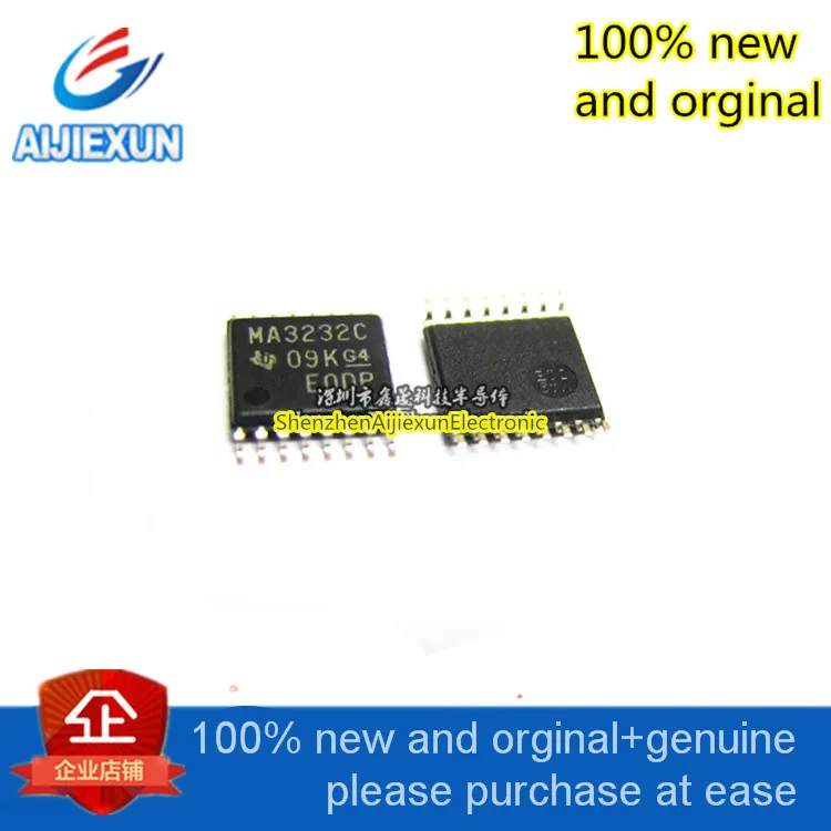 10pcs 100% new and orginal MAX3232CPWR MA3232C TSSOP16 3-V TO 5.5-V MULTICHANNEL RS-232 LINE DRIVER/RECEIVER MAX3232 in stock
10pcs 100% new and orginal MAX3232CPWR MA3232C TSSOP16 3-V TO 5.5-V MULTICHANNEL RS-232 LINE DRIVER/RECEIVER MAX3232 in stock