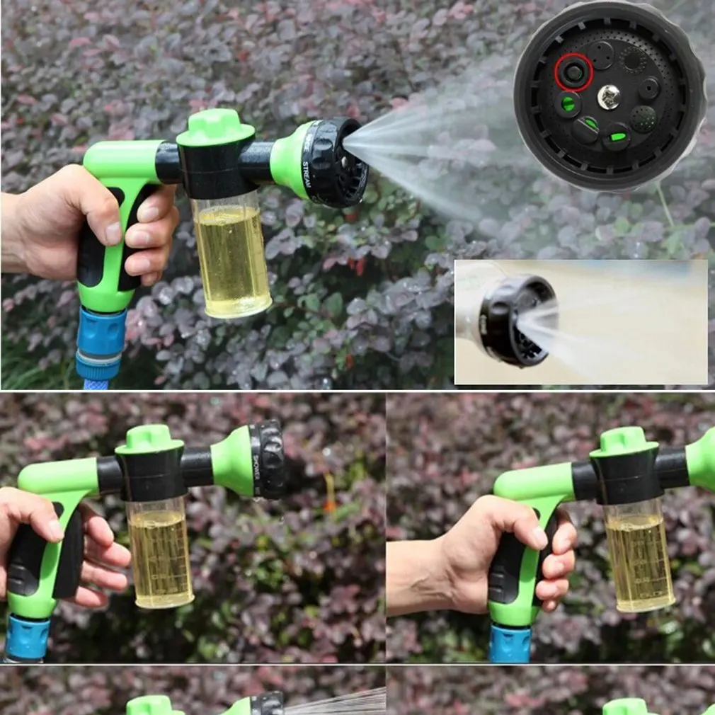 Green Foam Water Gun High Pressure Washer Car Water Gun Cleaning Foam Sprayer Gun for Car Washing Plant Watering Showering Pets
Green Foam Water Gun High Pressure Washer Car Water Gun Cleaning Foam Sprayer Gun for Car Washing Plant Watering Showering Pets