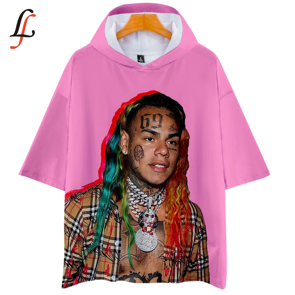 6ix9ine harajuku 3D Personality K Pop Casual Hoodies Short Sleeve T-shirt Outwear Hip-Hop Soft Oversize Summer Clothes
6ix9ine harajuku 3D Personality K Pop Casual Hoodies Short Sleeve T-shirt Outwear Hip-Hop Soft Oversize Summer Clothes