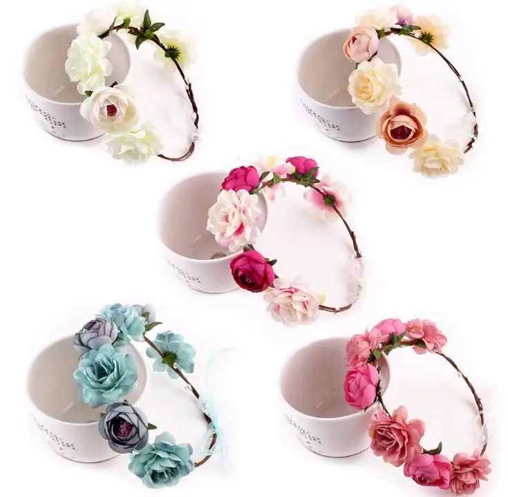 New Bohemia Handmade Flower Crown Wedding Wreath Bridal Headdress Headband Hairband Hair Band Accessories for Women Lady SN1155
New Bohemia Handmade Flower Crown Wedding Wreath Bridal Headdress Headband Hairband Hair Band Accessories for Women Lady SN1155
