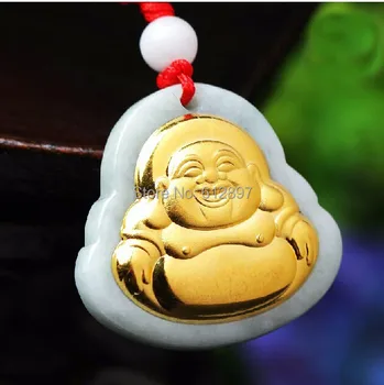 Hot sale 100% Natural Jadeite new 24K Yellow gold Buddha Pendant With Certificate
Hot sale 100% Natural Jadeite new 24K Yellow gold Buddha Pendant With Certificate