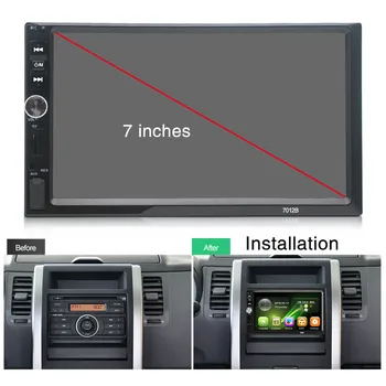 7 Inch Stereo Car Radio Bluetooth 2 DIN car radio Head Unit MP5 Player Capacitive multimedia player screen for wince Windows CE
7 Inch Stereo Car Radio Bluetooth 2 DIN car radio Head Unit MP5 Player Capacitive multimedia player screen for wince Windows CE