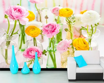 Papel de parede Ranunculus Vase Flowers 3d wallpaper mural for living room tv sofa wall bedroom kitchen wall papers home decor
Papel de parede Ranunculus Vase Flowers 3d wallpaper mural for living room tv sofa wall bedroom kitchen wall papers home decor