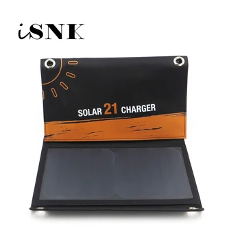 Portable 21W 3500mA Solar Charger Sunpower Solar Panel Charger with Usb Port Battery Charger Power for Mobile Phones 5V USB
Portable 21W 3500mA Solar Charger Sunpower Solar Panel Charger with Usb Port Battery Charger Power for Mobile Phones 5V USB