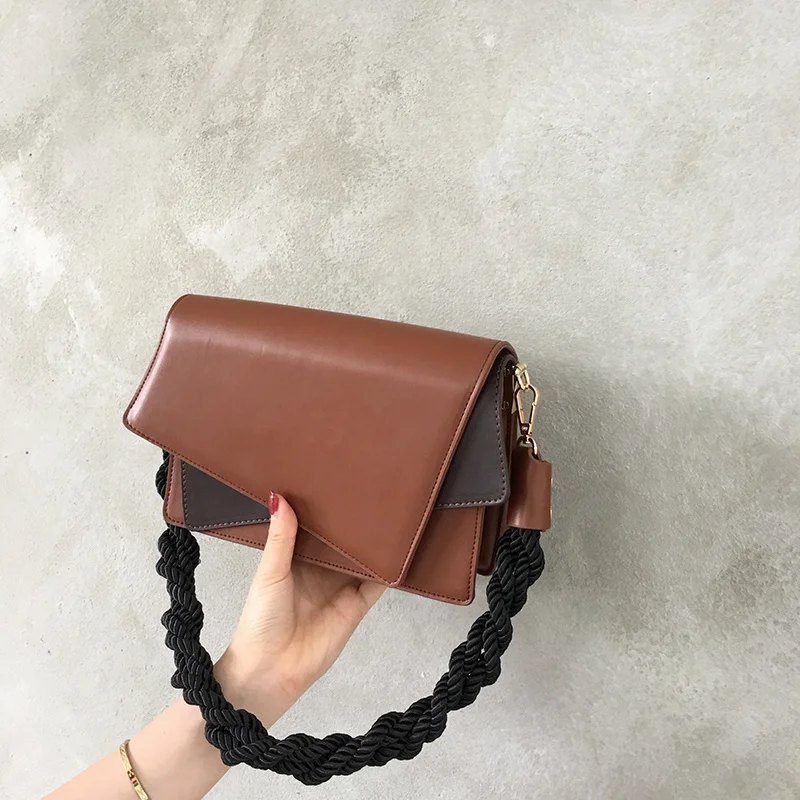 Women Flap Bag Irregular Shape Personality Mini Bag Luxury Leather Lady Shoulder Messenger Shopper Bags for Ladies Black 2019
Women Flap Bag Irregular Shape Personality Mini Bag Luxury Leather Lady Shoulder Messenger Shopper Bags for Ladies Black 2019