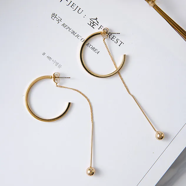 2017 Hot Sell Korean Fahsion Alloy Long Earrings For Women Arc Circle Ball Dangle pendientes mujer moda
2017 Hot Sell Korean Fahsion Alloy Long Earrings For Women Arc Circle Ball Dangle pendientes mujer moda