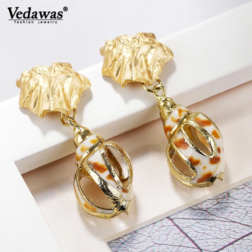 Vedawas Trendy Shell Drop Earrings Women Oorbellen Jewelry Dangle Shell Tassel Drop Party Engagement Statement Bijoux xg2411
Vedawas Trendy Shell Drop Earrings Women Oorbellen Jewelry Dangle Shell Tassel Drop Party Engagement Statement Bijoux xg2411