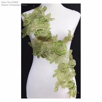 5pcs/lot x Olive Green/Gold Flower Embroidery Organza Lace Appliques Collar Dress Costume DECOR Sewing DIY Craft Dancing PBNC43A
5pcs/lot x Olive Green/Gold Flower Embroidery Organza Lace Appliques Collar Dress Costume DECOR Sewing DIY Craft Dancing PBNC43A
