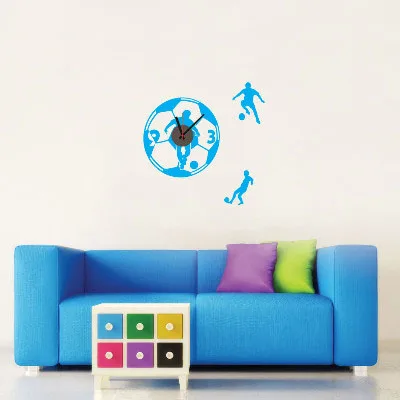 Football clock Sticker Bedroom Living Room Home DIY Removable Mural PVC Decal custom removable waterproof
Football clock Sticker Bedroom Living Room Home DIY Removable Mural PVC Decal custom removable waterproof