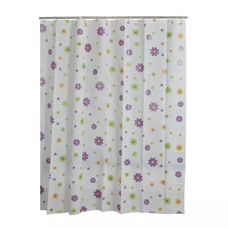 PEVA Flower Pastoral Waterproof Shower Curtain With Hooks For The Bathroom High Quality Bath Bathing Sheer For Home Decoration
PEVA Flower Pastoral Waterproof Shower Curtain With Hooks For The Bathroom High Quality Bath Bathing Sheer For Home Decoration