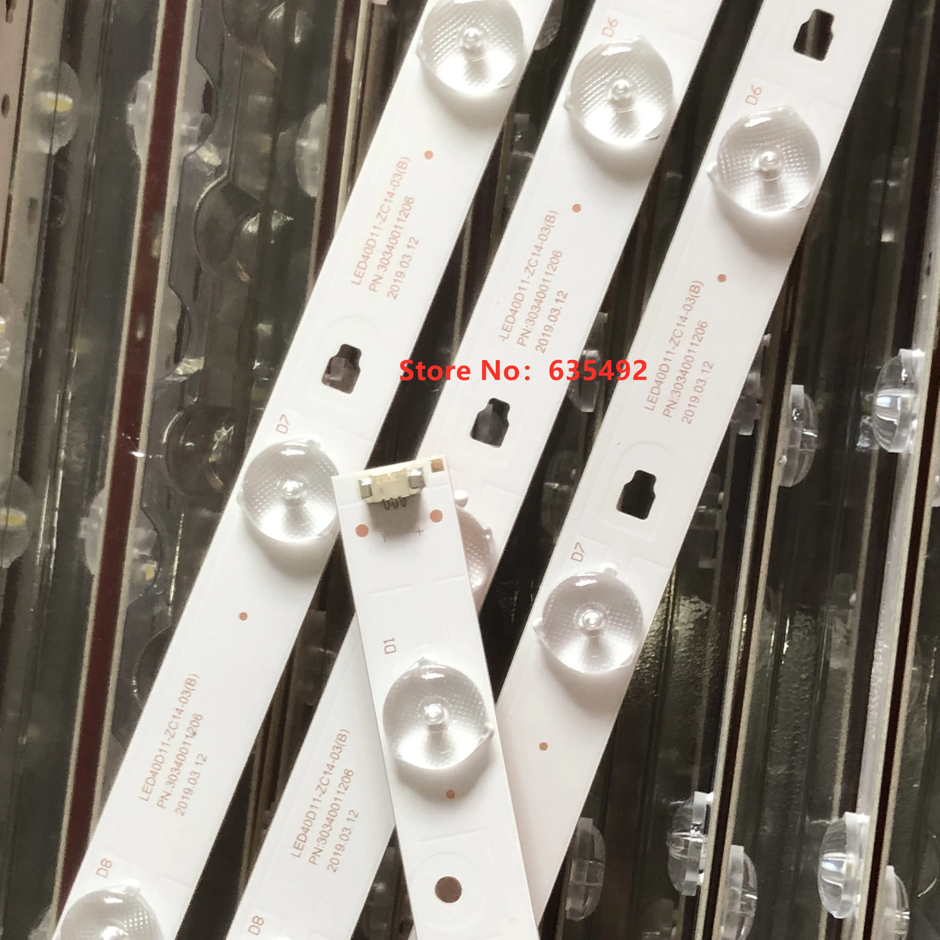 1set=4pieces for LE40F3000WX LK400D3HC34J Led backlight JVC LT-40E71(A) LED40D11-ZC14-03(B) 30340011206 11lamps
1set=4pieces for LE40F3000WX LK400D3HC34J Led backlight JVC LT-40E71(A) LED40D11-ZC14-03(B) 30340011206 11lamps