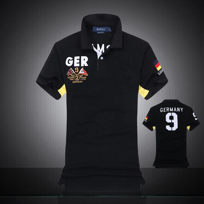 2019 Summer Polos Shirt Mens letter nation name embroidery Short Sleeve Slim Fit Casual Brand Clothing Polo Shirts Breathable
2019 Summer Polos Shirt Mens letter nation name embroidery Short Sleeve Slim Fit Casual Brand Clothing Polo Shirts Breathable