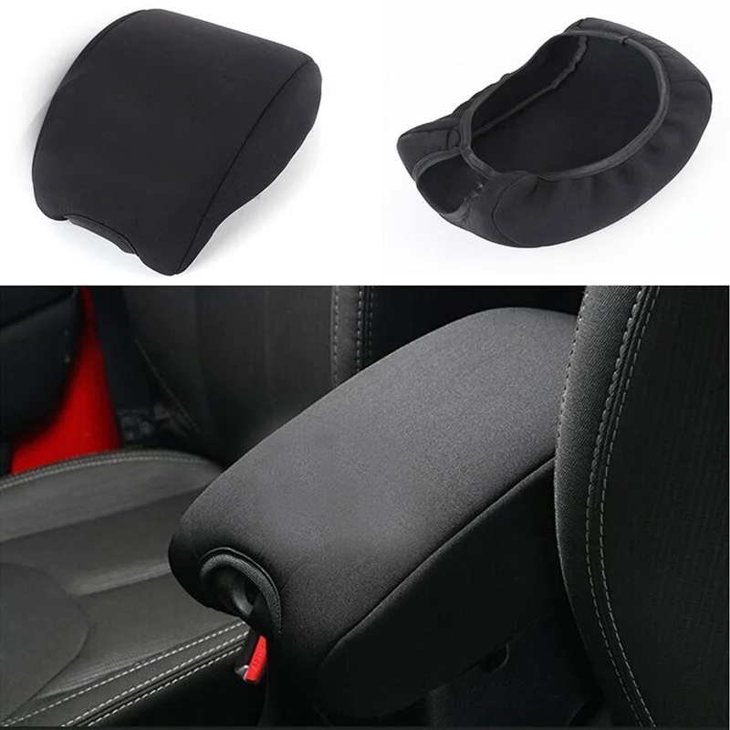 Console Armrest Cushion Pad Trim Guard Cover for Jeep Wrangler JK Sahara Sport Rubicon X & Unlimited 2011 2012 2013 2014 2015 2016 V
