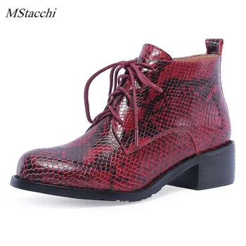 Mstacchi Women Ankle Boots Genuine Leather Snake Striped Autumn Winter Female Boots Women Chelsea Boots Mied Colors Woman Shoes
Mstacchi Women Ankle Boots Genuine Leather Snake Striped Autumn Winter Female Boots Women Chelsea Boots Mied Colors Woman Shoes