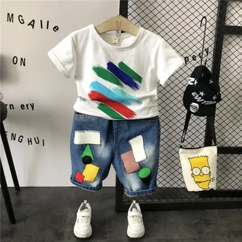 Summer New Children Painted Print Graffiti T Shirt Clothes Boys Short-sleeve Tee Shirts Kids Top Tees Toddler Casual Cotton Tees
Summer New Children Painted Print Graffiti T Shirt Clothes Boys Short-sleeve Tee Shirts Kids Top Tees Toddler Casual Cotton Tees
