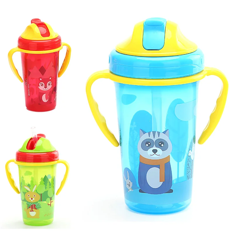 300ml Shock-resistant Baby Sippy Cups Kids Drinking Bottles Infant Children Learn Drinking Dual Handles Straw Juice Slid Feeding
300ml Shock-resistant Baby Sippy Cups Kids Drinking Bottles Infant Children Learn Drinking Dual Handles Straw Juice Slid Feeding