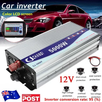 Inverter 12V/24V/48V 220V 5000W 10000W Peaks Modified Sine Wave Power Voltage transformer Inverter Converter + LCD display
Inverter 12V/24V/48V 220V 5000W 10000W Peaks Modified Sine Wave Power Voltage transformer Inverter Converter + LCD display