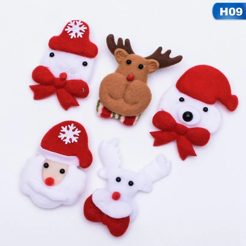 glasses brooch christmas hat christmas new year party decoration