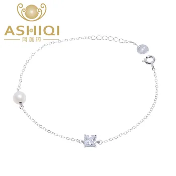 ASHIQI Freshwater Pearl bracelets for women 925 sterling silver Charm Bracelets & Bangles pearl jewelry gift
ASHIQI Freshwater Pearl bracelets for women 925 sterling silver Charm Bracelets & Bangles pearl jewelry gift