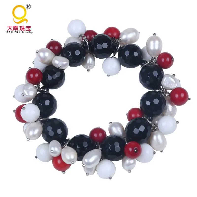 100% real cultured freshwater pearl & semi-precious stone stretch bracelet faceted stone beads bracelet
100% real cultured freshwater pearl & semi-precious stone stretch bracelet faceted stone beads bracelet
