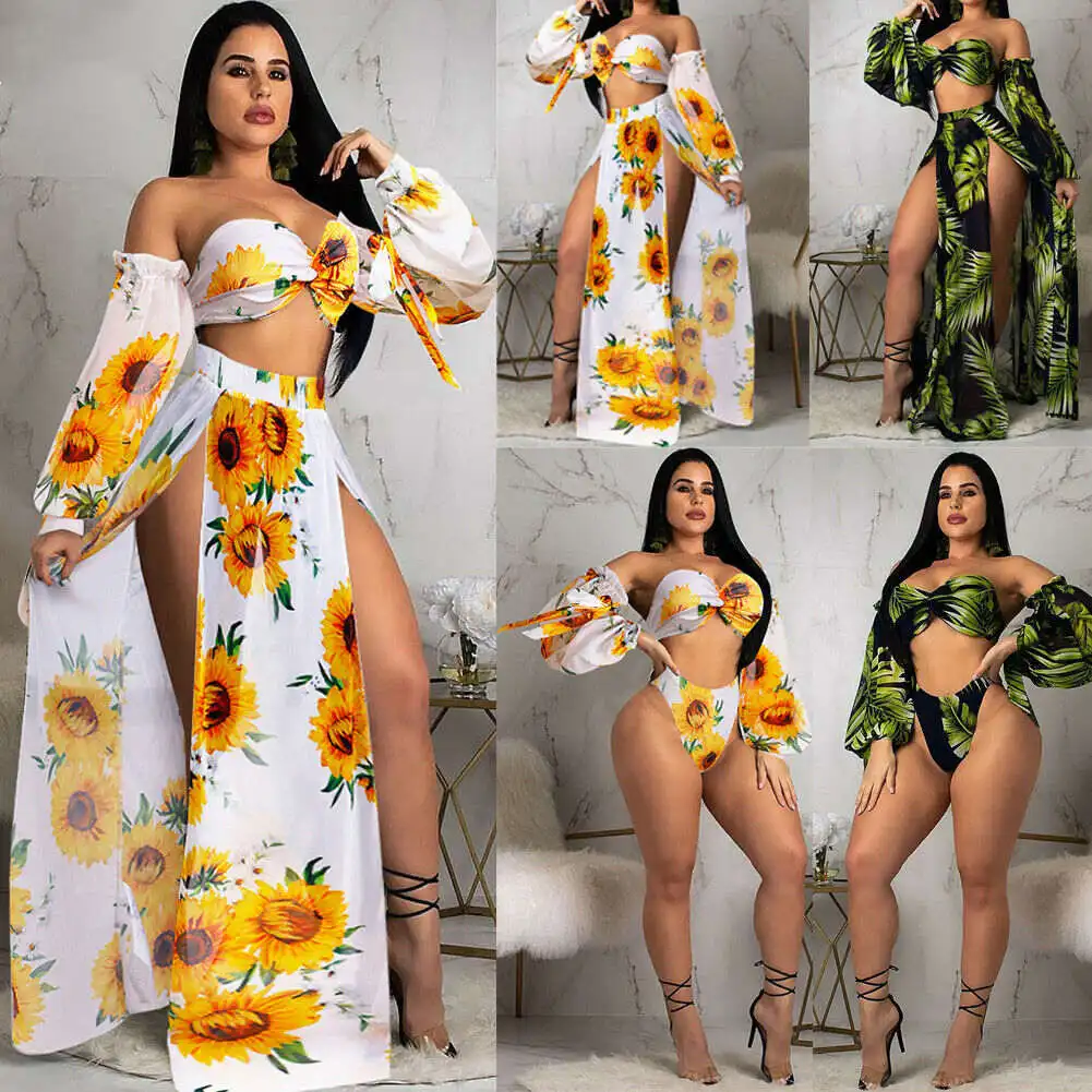 New Sexy Women Swimwear High Waist Bikini Set Push Up Bra Swimsuit Floral Printed Ruffle Beachwear Bathing Suit Skirts Cover Ups
New Sexy Women Swimwear High Waist Bikini Set Push Up Bra Swimsuit Floral Printed Ruffle Beachwear Bathing Suit Skirts Cover Ups