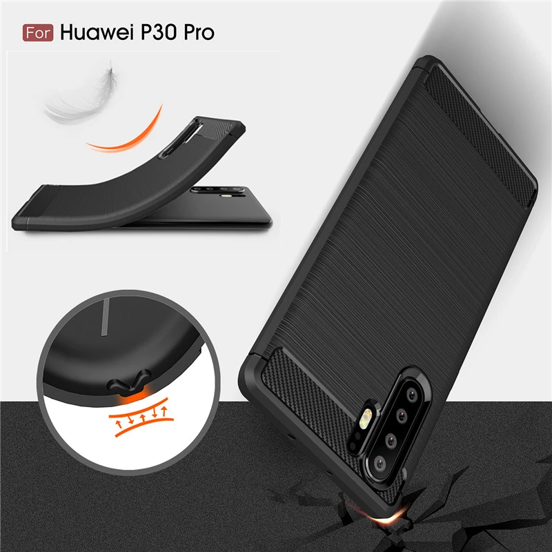 Carbon Fiber Case For Huawei P30 Pro Luxury Silicone Protective Cover For P20 P8 P9 Lite 2017 P10 Mate 20 Lite Coque Mate 9 10
Carbon Fiber Case For Huawei P30 Pro Luxury Silicone Protective Cover For P20 P8 P9 Lite 2017 P10 Mate 20 Lite Coque Mate 9 10