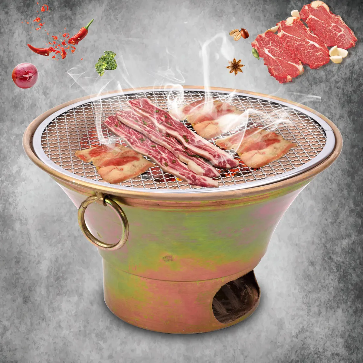 Old clay oven barbecue Korean carbon fire barbecue stove Japanese style charcoal BBQ stove old Beijing charcoal roast meat grill
Old clay oven barbecue Korean carbon fire barbecue stove Japanese style charcoal BBQ stove old Beijing charcoal roast meat grill