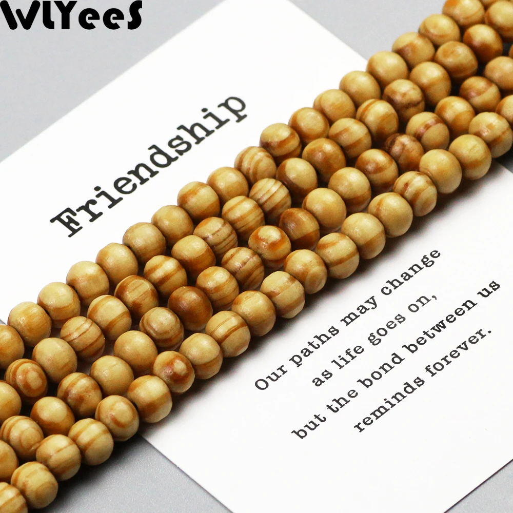 WLYeeS Pine Natural Round Wood Spacer wooden Beads 6/8/10/12/14mm Ball for bracelet Necklace DIY Jewelry Accessories Making
WLYeeS Pine Natural Round Wood Spacer wooden Beads 6/8/10/12/14mm Ball for bracelet Necklace DIY Jewelry Accessories Making