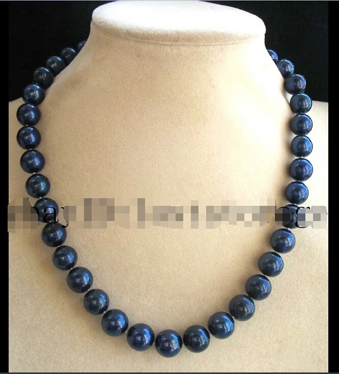 FREE SHIPPING freshwater pearl deep blue 11-12mm round AA necklace 18" nature beads cultured
FREE SHIPPING freshwater pearl deep blue 11-12mm round AA necklace 18" nature beads cultured