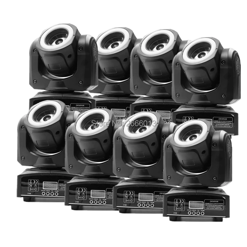 8pcs/lot RGBW Mini 60W LED Moving Head Light DJ Beam Wash Lighting With RGB LED Strip Powerful Beam Wash 2in1 DMX512 Stage Light
8pcs/lot RGBW Mini 60W LED Moving Head Light DJ Beam Wash Lighting With RGB LED Strip Powerful Beam Wash 2in1 DMX512 Stage Light