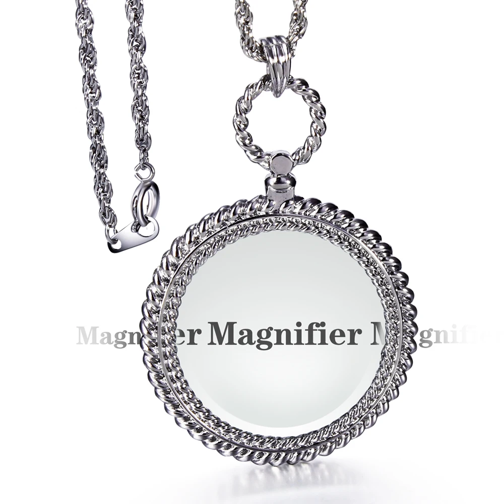 Necklace and pendant long chain Women Necklaces with Magnifying Glass Pendants Daily Reading Purpose new year gift Free shipment
Necklace and pendant long chain Women Necklaces with Magnifying Glass Pendants Daily Reading Purpose new year gift Free shipment