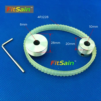 FitSain-Multi wedge PJ Belt pulley 4 slots for motor shaft 8mm-10mm mini table electric saw sawing machines chainsaw
FitSain-Multi wedge PJ Belt pulley 4 slots for motor shaft 8mm-10mm mini table electric saw sawing machines chainsaw