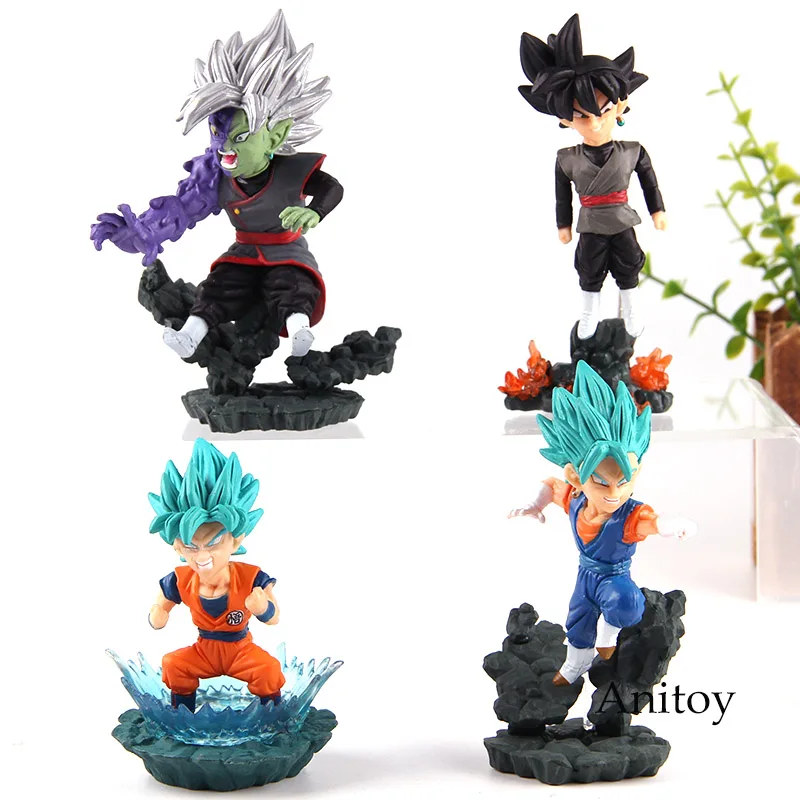 Dragon Ball Super Saiyan Goku Blue Vegetto Blue Goku Black Zamasu Figure Action WCD World Collectable Diorama PVC Toys 4pcs/set
Dragon Ball Super Saiyan Goku Blue Vegetto Blue Goku Black Zamasu Figure Action WCD World Collectable Diorama PVC Toys 4pcs/set