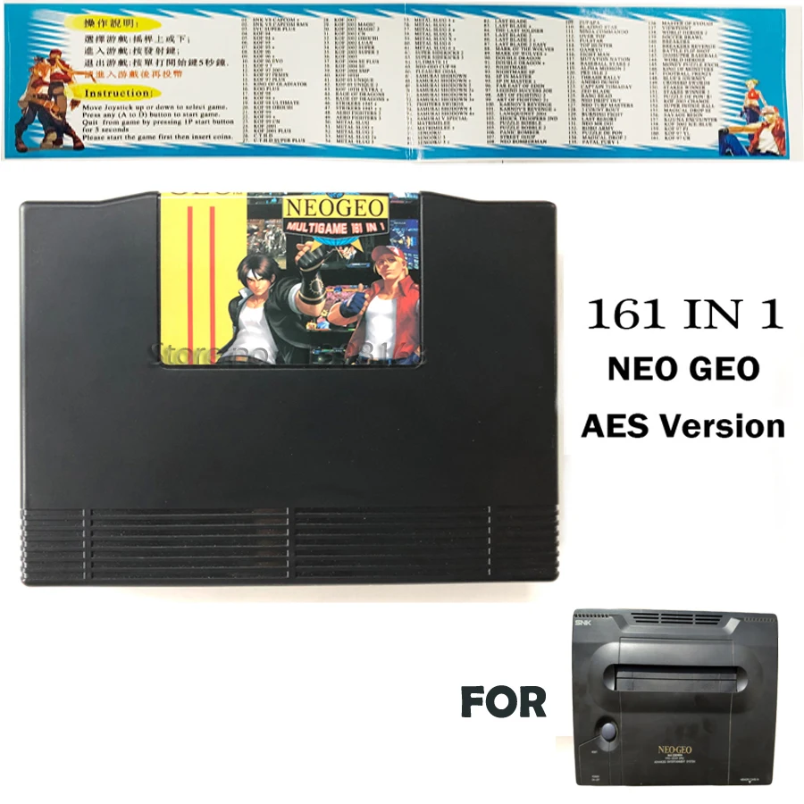 Neo Geo AES 161 в 1 файтинг Jamma NEO GEO AES картриджи для аркадных игр, игры Jamma, аркадная машина
Neo Geo AES 161 в 1 файтинг Jamma NEO GEO AES картриджи для аркадных игр, игры Jamma, аркадная машина