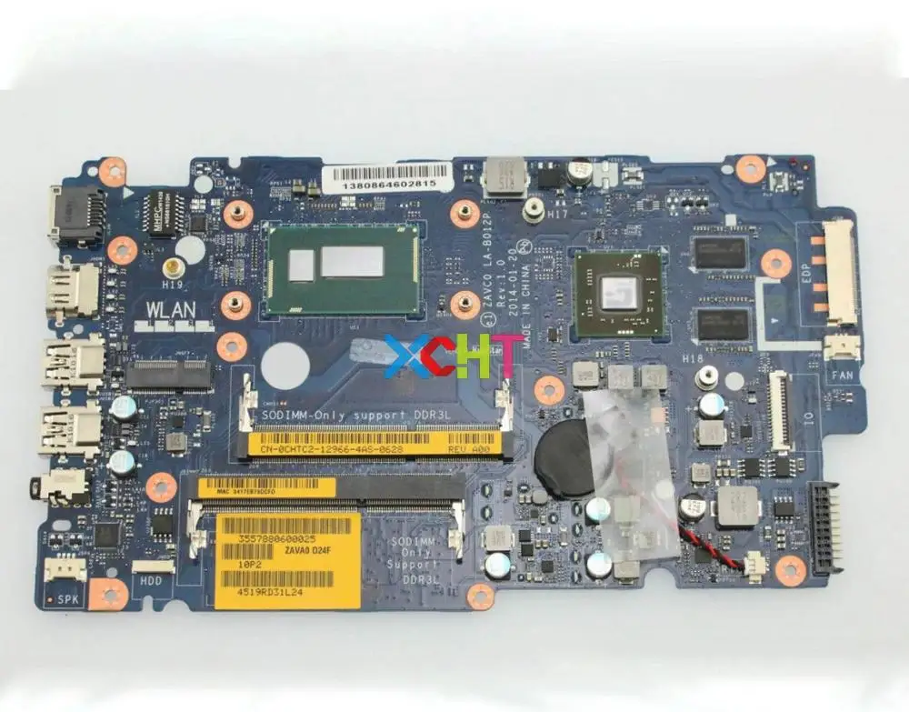 for Dell Inspiron 15 5547/5447 CHTC2 0CHTC2 CN-0CHTC2 ZAVC0 LA-B012P REV:1.0 w i5-4210U CPU Laptop Motherboard Mainboard Tested
for Dell Inspiron 15 5547/5447 CHTC2 0CHTC2 CN-0CHTC2 ZAVC0 LA-B012P REV:1.0 w i5-4210U CPU Laptop Motherboard Mainboard Tested