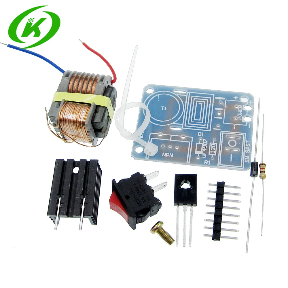 15KV High Frequency DC High Voltage Arc Ignition Generator Inverter Boost Step Up 18650 DIY Kit U Core Transformer Suite 3.7V
15KV High Frequency DC High Voltage Arc Ignition Generator Inverter Boost Step Up 18650 DIY Kit U Core Transformer Suite 3.7V