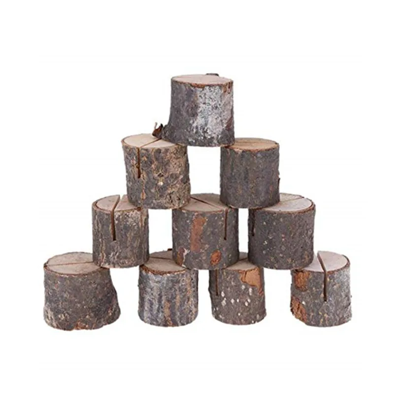 10 PCs Wooden Stump Shape Wedding Party Place Card Holder Name Table Menu Photo Clip Card Holder AA8523
10 PCs Wooden Stump Shape Wedding Party Place Card Holder Name Table Menu Photo Clip Card Holder AA8523