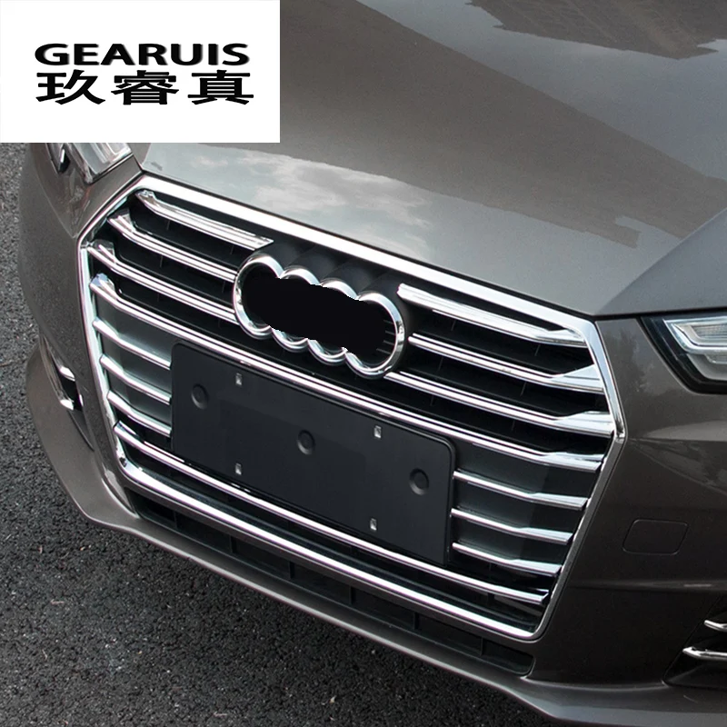 font b Car b font styling Front Middle Grill Grids Trim Strips font b Car