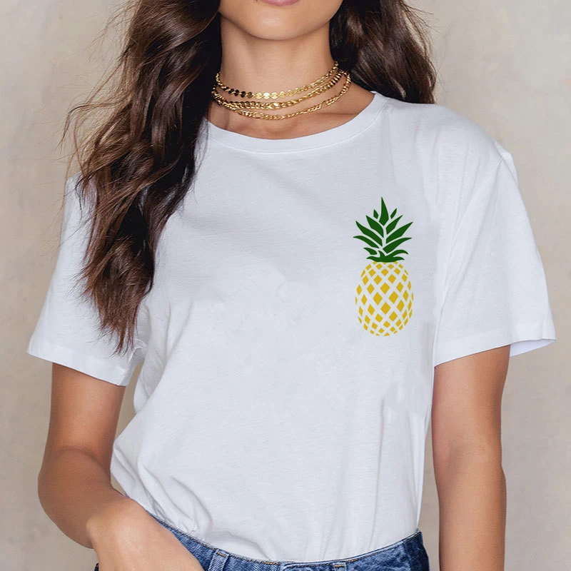 Fashion Pineapple Print Short Sleeve T-Shirt Women Harajuku Ullzang Korean Style T Shirt Graphic 90s Tshirt New Top Tees Female
Fashion Pineapple Print Short Sleeve T-Shirt Women Harajuku Ullzang Korean Style T Shirt Graphic 90s Tshirt New Top Tees Female