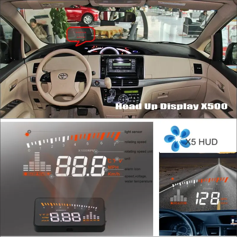 Car HUD Safe Drive Display For Toyota Fortuner SW4 2005~2012 - Refkecting Windshield Head Up Display Screen Projector
Car HUD Safe Drive Display For Toyota Fortuner SW4 2005~2012 - Refkecting Windshield Head Up Display Screen Projector
