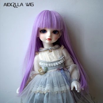 2018 Newest 1/3 1/4 1/6 Bjd Wig High Temperature Long Fashion Long Straight Bjd Wig Lavender Color MSD SD For BJD Doll
2018 Newest 1/3 1/4 1/6 Bjd Wig High Temperature Long Fashion Long Straight Bjd Wig Lavender Color MSD SD For BJD Doll