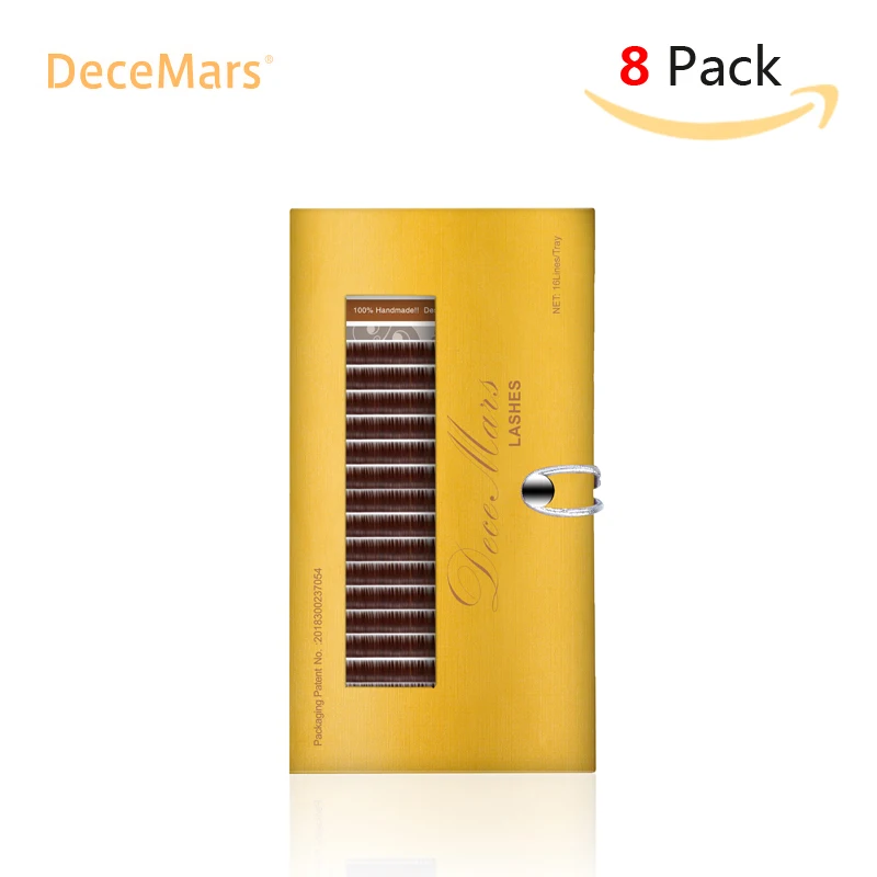DeceMars 8pcs/lot Eyebrow Extension 0.10 Thickness C Curl 8-15mm mixed Salon Use Eyelash extension Black/Brown/Dark Brown
DeceMars 8pcs/lot Eyebrow Extension 0.10 Thickness C Curl 8-15mm mixed Salon Use Eyelash extension Black/Brown/Dark Brown