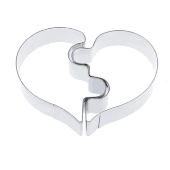 2Pcs/Set Love Puzzle Cookie Cutter Stainless Steel Wedding Fondant Cake Decorating Tools DIY Pastry Biscuit Baking Bakeware Mold
2Pcs/Set Love Puzzle Cookie Cutter Stainless Steel Wedding Fondant Cake Decorating Tools DIY Pastry Biscuit Baking Bakeware Mold