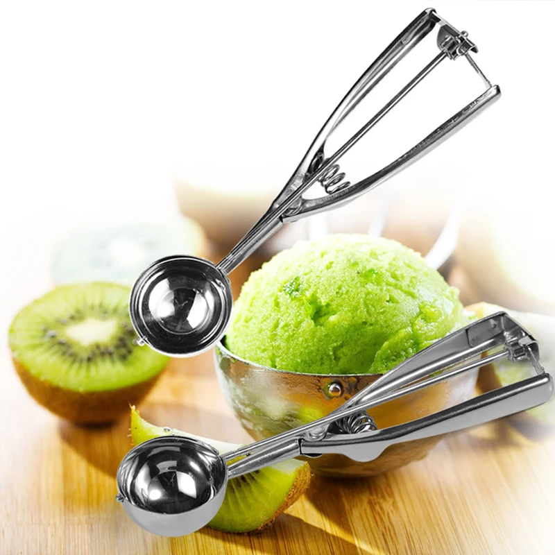 Ice Cream Scoop Stainless Steel Fruit Spoon Chocolate Digging Ball Spoon Tool 5 / 6cm Kitchen DIY Accessories Tool
Ice Cream Scoop Stainless Steel Fruit Spoon Chocolate Digging Ball Spoon Tool 5 / 6cm Kitchen DIY Accessories Tool